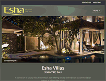 Tablet Screenshot of eshavillas.com